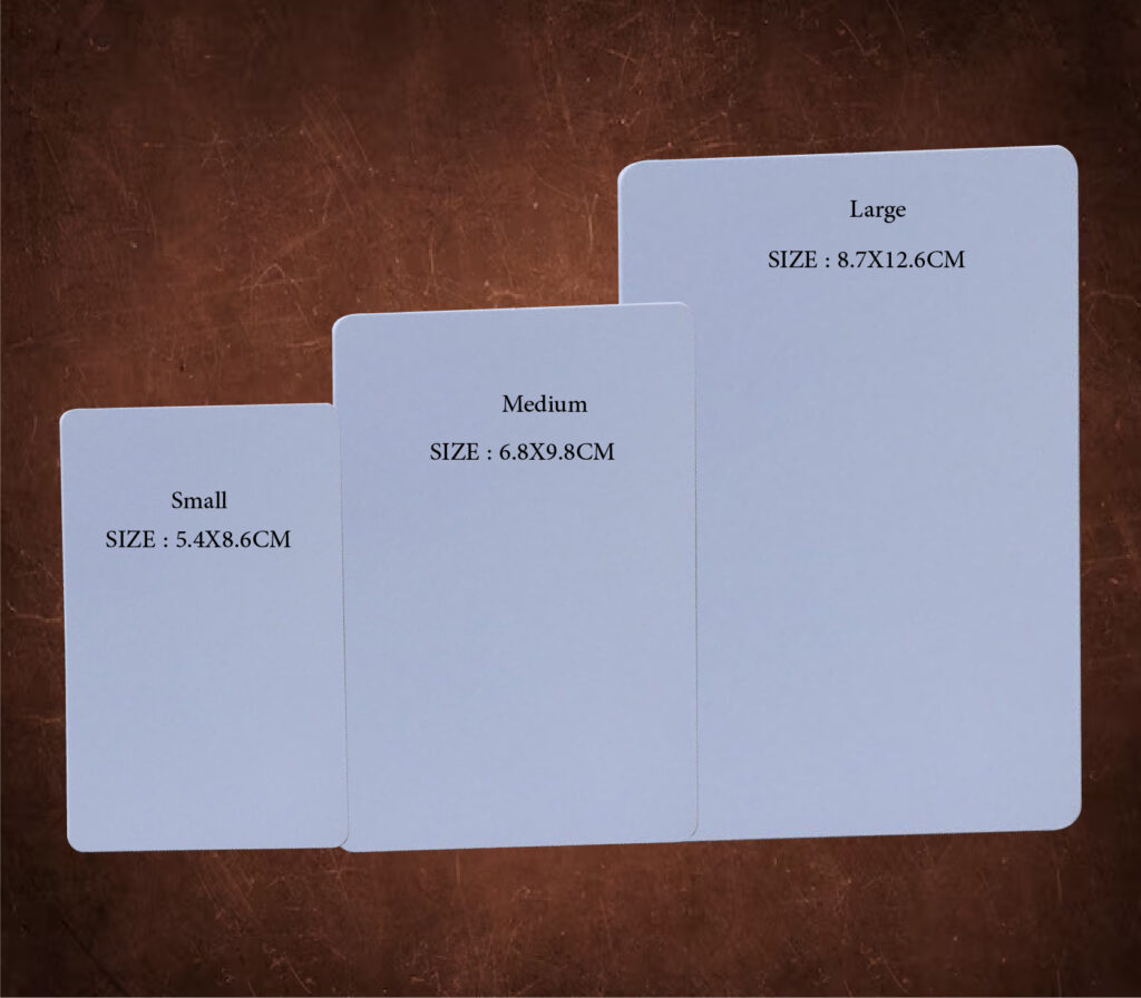 pvc card size