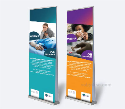 Double sided Roll up banner