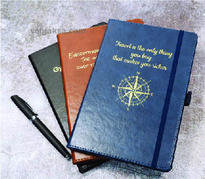 notebook with foiling