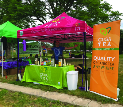 customized outdoor booth for events in ksa