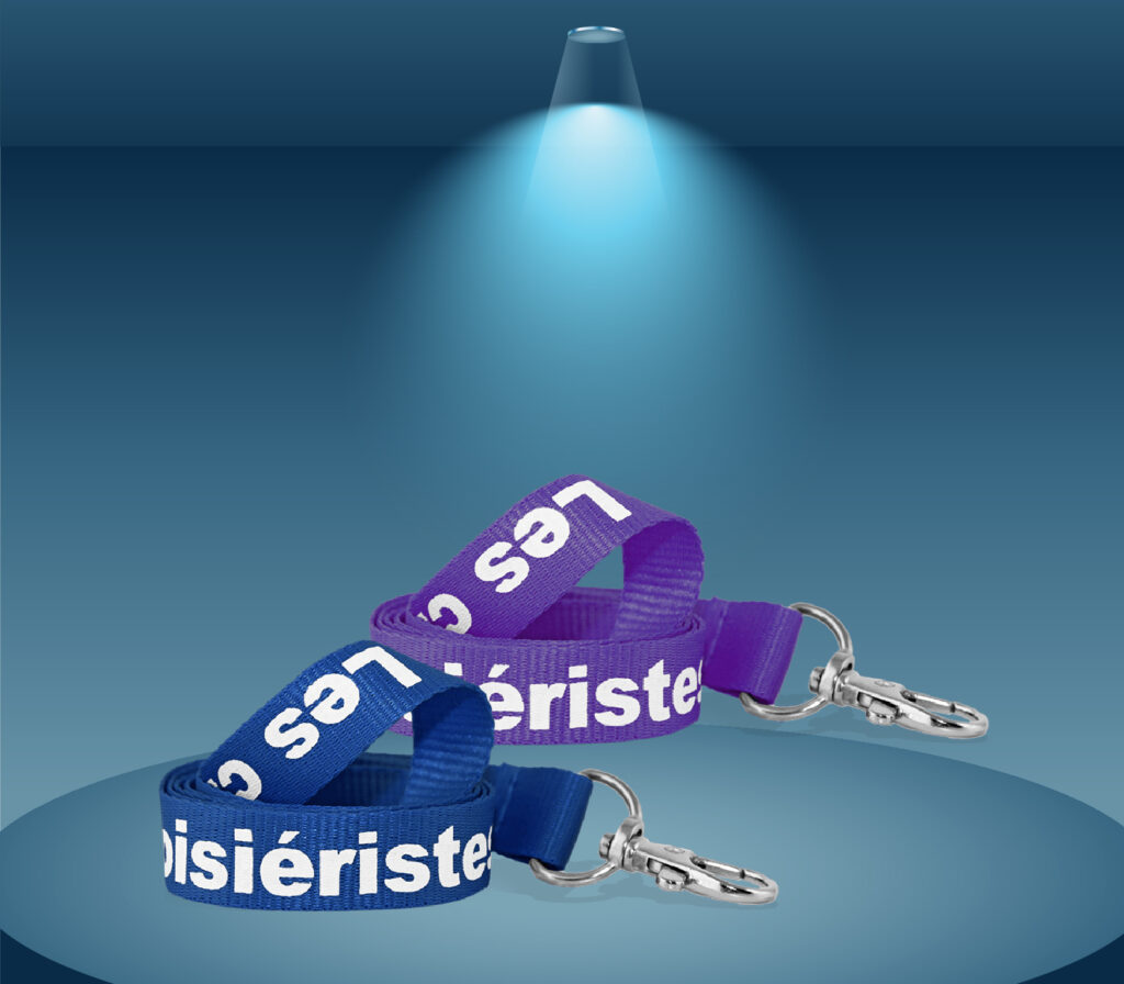 polyester lanyard with one color printing