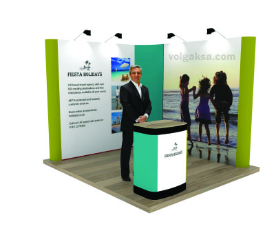 Customized pop up booth with custom printing supplier in saudi