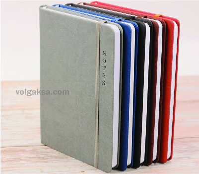 customized pu leather notebook with printing in saudi