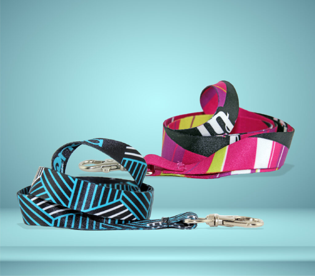 custom satin lanyard