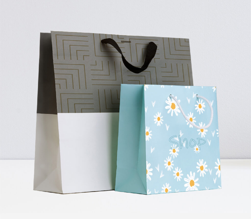 matt finish paper bag printing at wholesale price