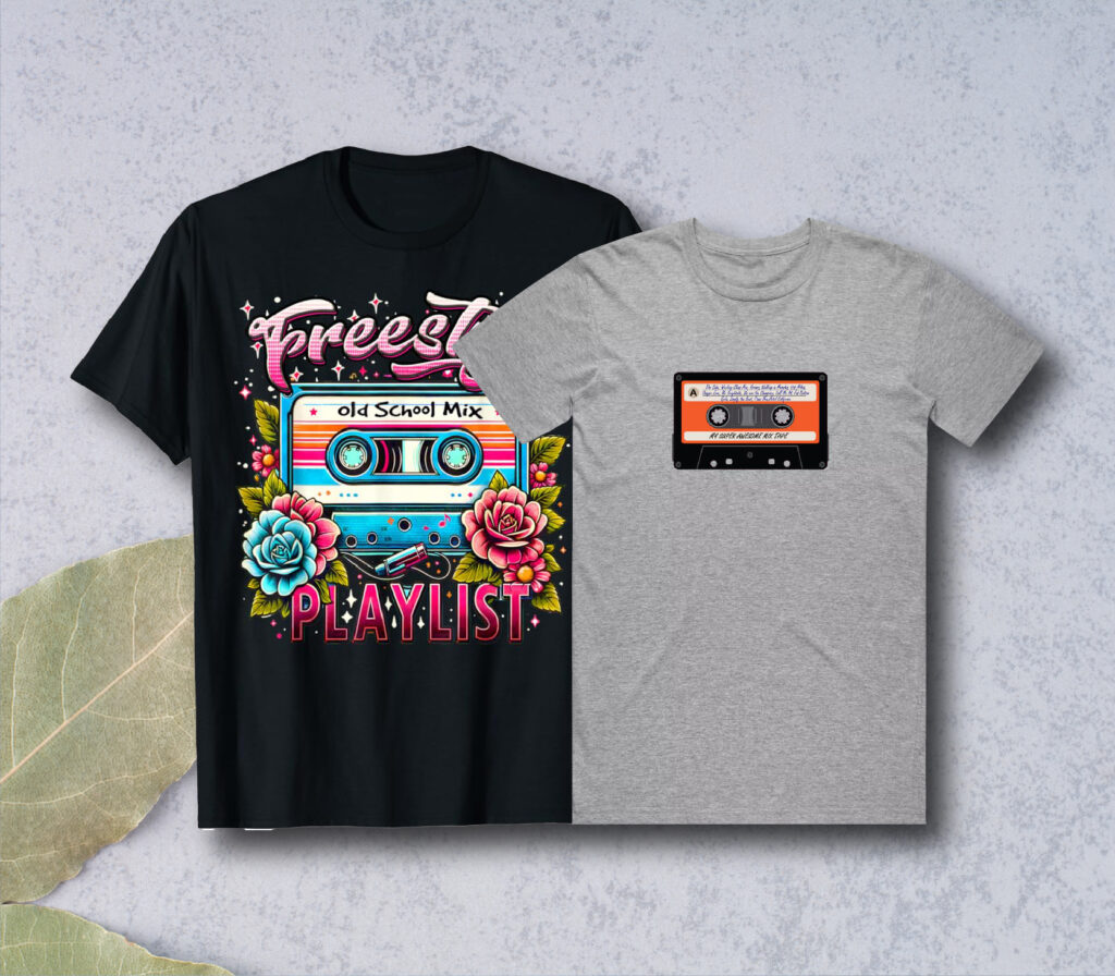 polyester and cotton mix tshirt with printing at wholesale price