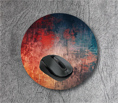 round shape mouse pad printing service at wholesale price