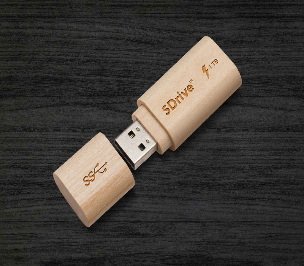 wooden usb printing