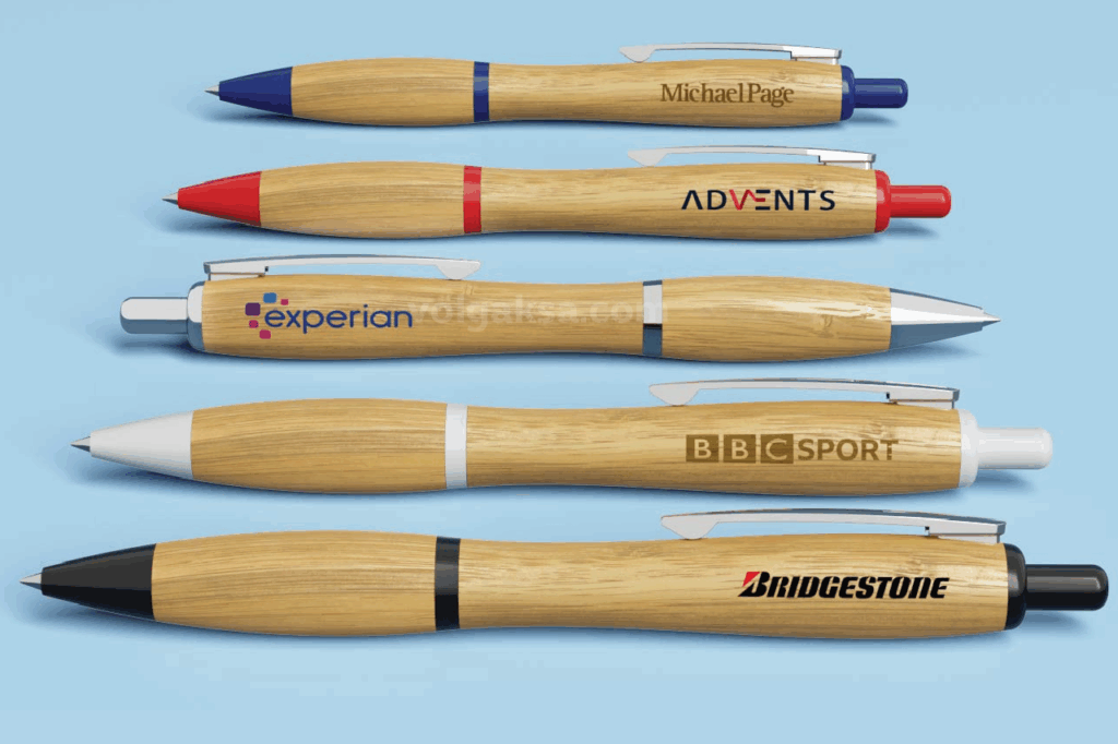 Custom Bamboo Pen with printing in jubail