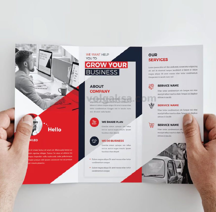 brochure with digital printing in ksa