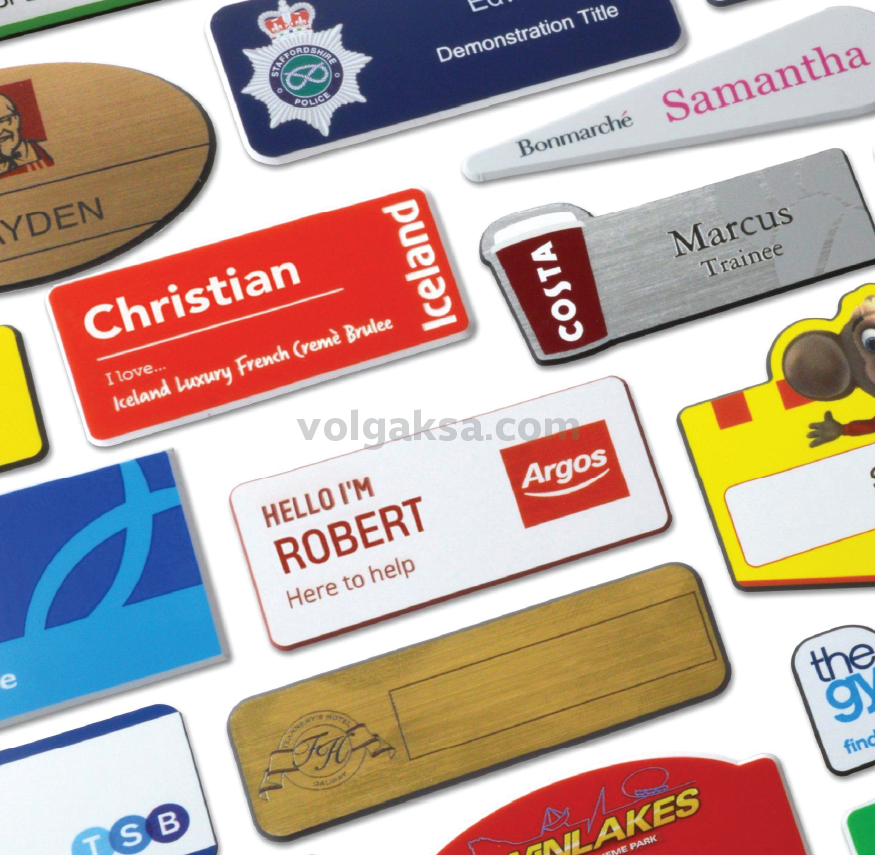 Material Options for badges in riyadh