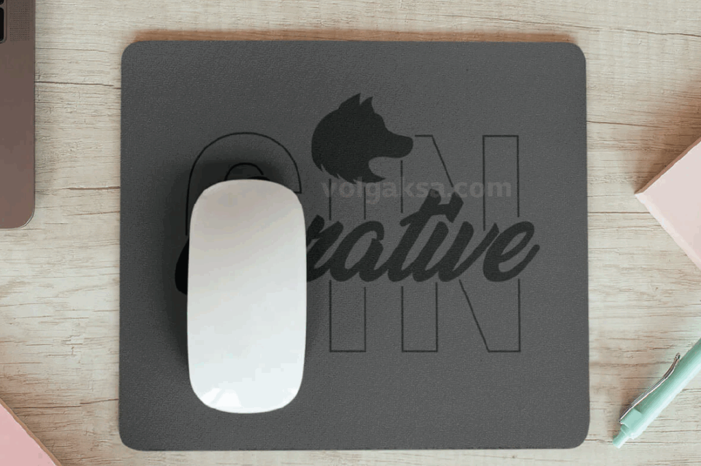 embossing on mouse pad