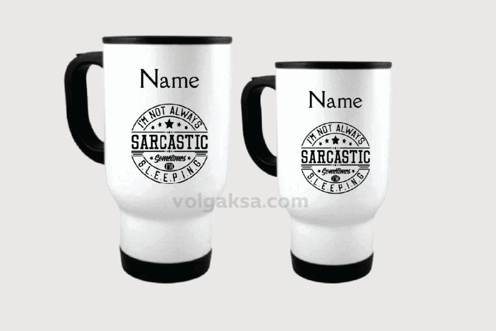 travel mug with branding in riyadh